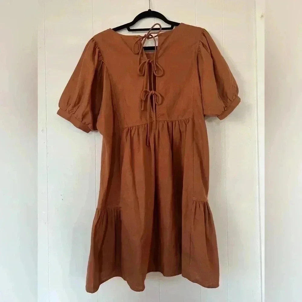 Moon River Womens drop waist dress Sz L - Picture 5 of 10